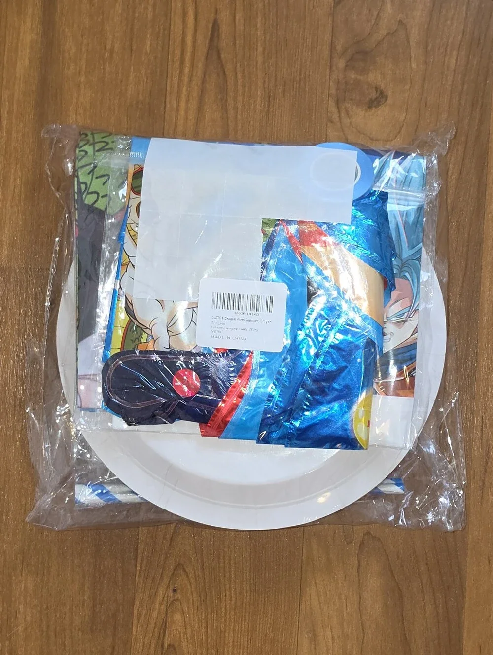 Dragon Ball Z Themed Party Set - Blue, Orange, Green